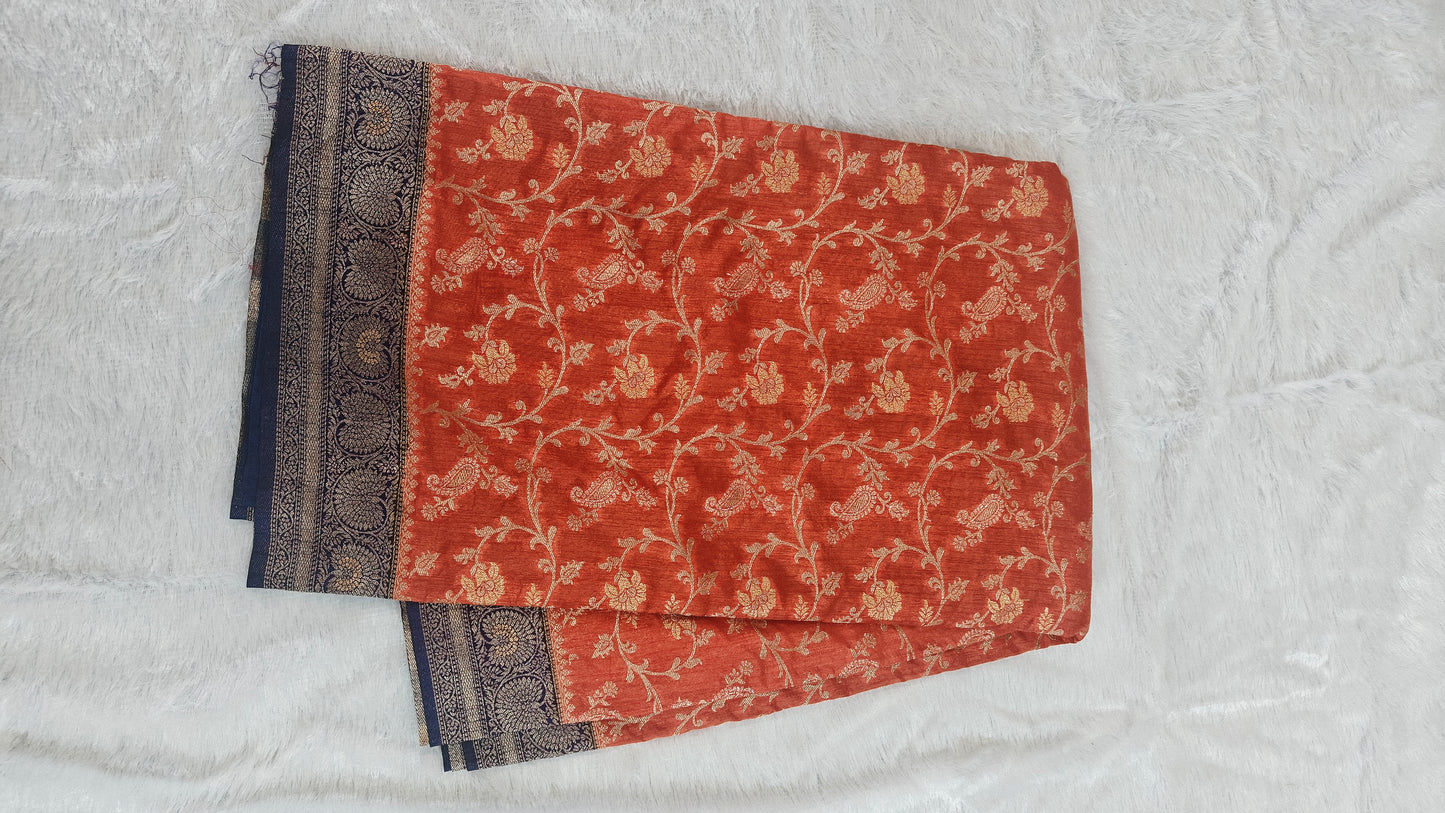 Cotton With Silk Blend saree