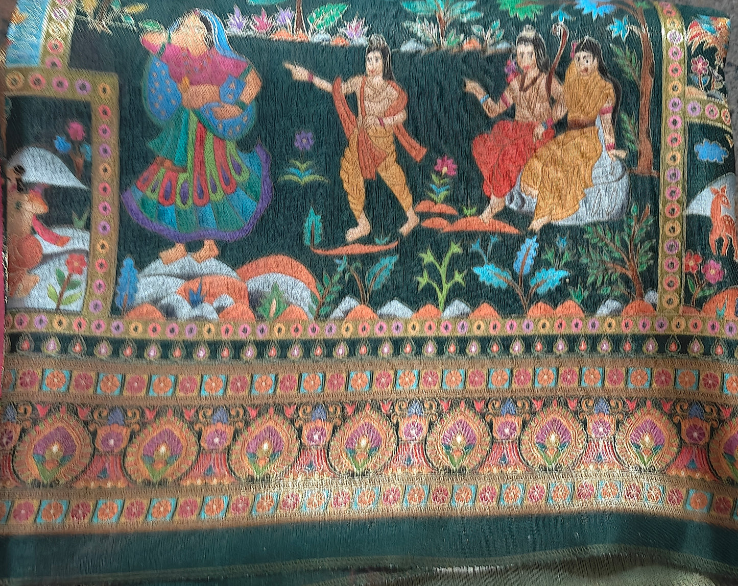 Ramayana Saree, Digital Print